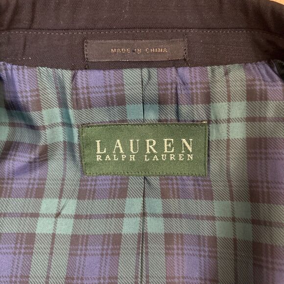 Lauren Ralph Lauren Tuxedo Jacket Black Notch Lapel 38S - Picture 9 of 10